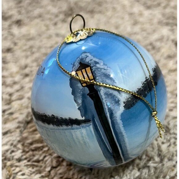 Niagara Falls, Canada Glass Christmas Ornament 3" With Box - Picture 4 of 8